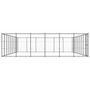Voir la diapositive 3 : VIDAXL Chenil d extérieur pour chiens Acier 65,34 m²