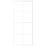 Voir la diapositive 3 : VIDAXL Porte coulissante Verre ESG depoli et aluminium 90x205 cm Blanc