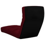 Voir la diapositive 4 : VIDAXL Chaise pliable de sol Rouge bordeaux Similicuir
