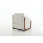 Voir la diapositive 5 : MERAX Fauteuil Fixe Chenille Beige
