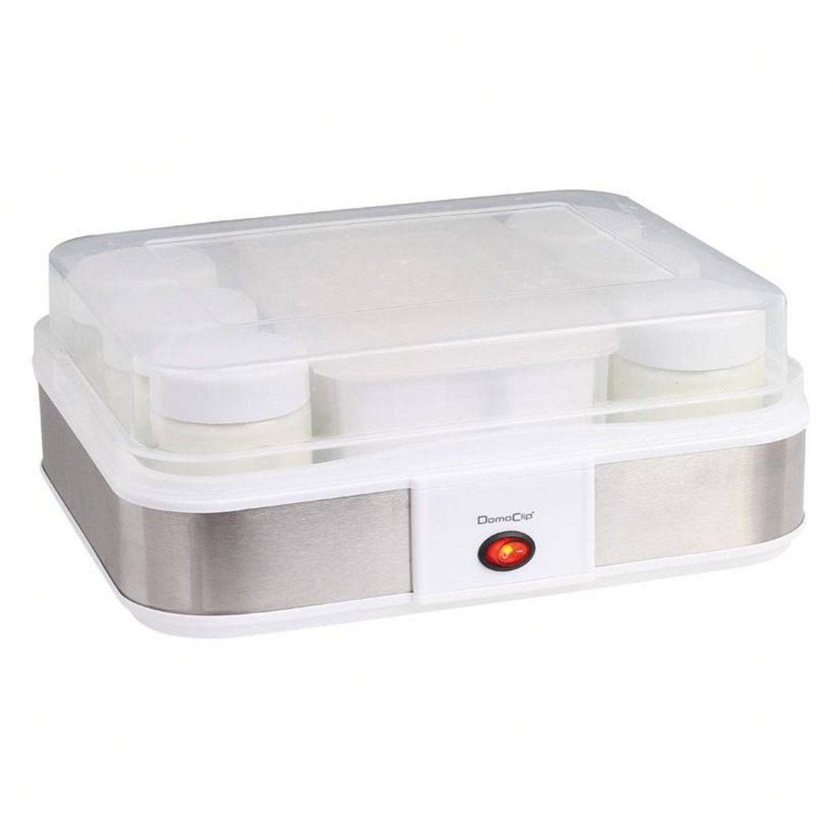 DOMOCLIP Yaourtière et fromagère 12 pots 21.5w - dop156