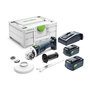 Voir la diapositive 1 : FESTOOL Meuleuse d angle 18V AGC 18 125 5,0 EBI Plus + 2 batteries 5Ah + chargeur en coffret Systainer SYS3 FESTOOL 577700