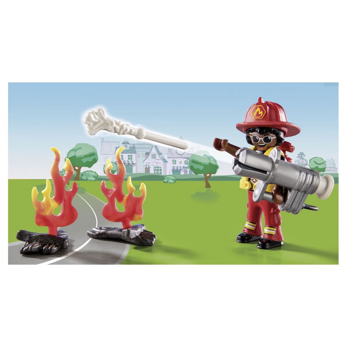 PLAYMOBIL Duck on call 70917 Pompier et chat