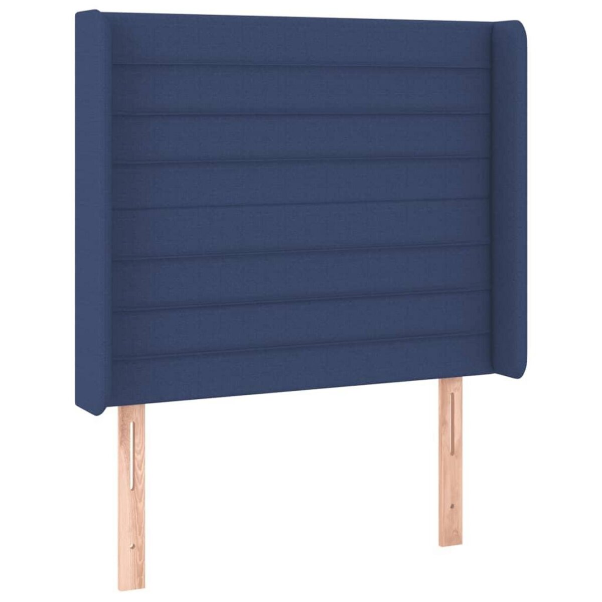 VIDAXL Tete de lit a LED Bleu 103x16x118/128 cm Tissu
