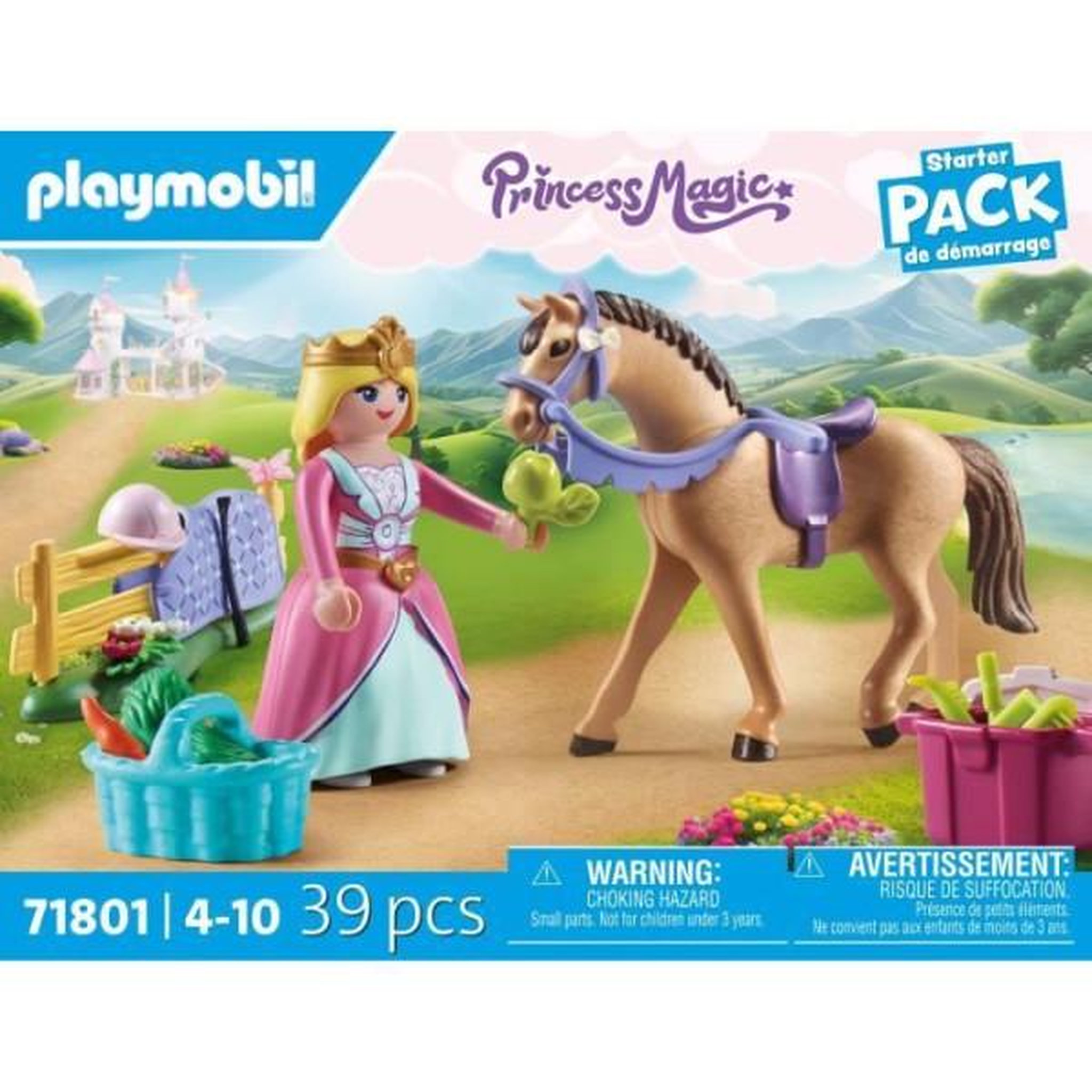 Voir la diapositive 5 : PLAYMOBIL Princess Magic Princesse cavalière, cheval et matériel équestre
