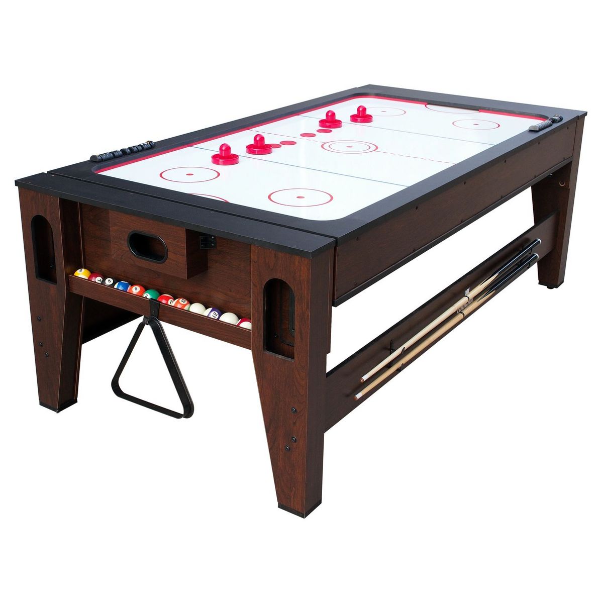 Cougar Duo Table de Jeu Reverso Billard et Air Hockey