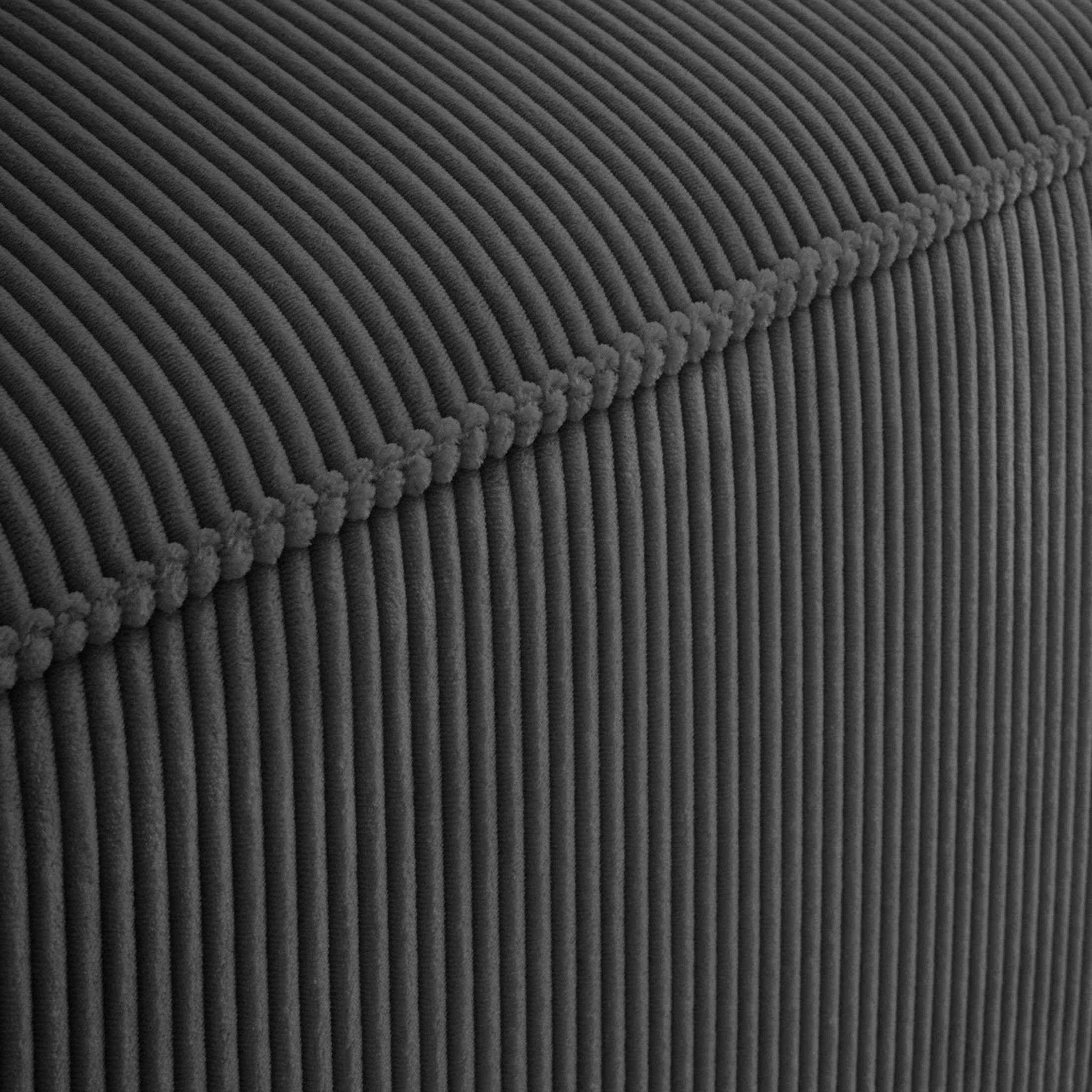 Voir la diapositive 5 : LISA DESIGN Arty - module d'assise droit - en velours côtelé