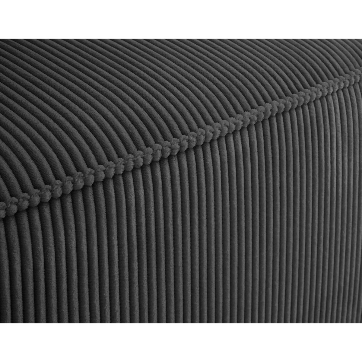 LISA DESIGN Arty - module d'assise droit - en velours côtelé