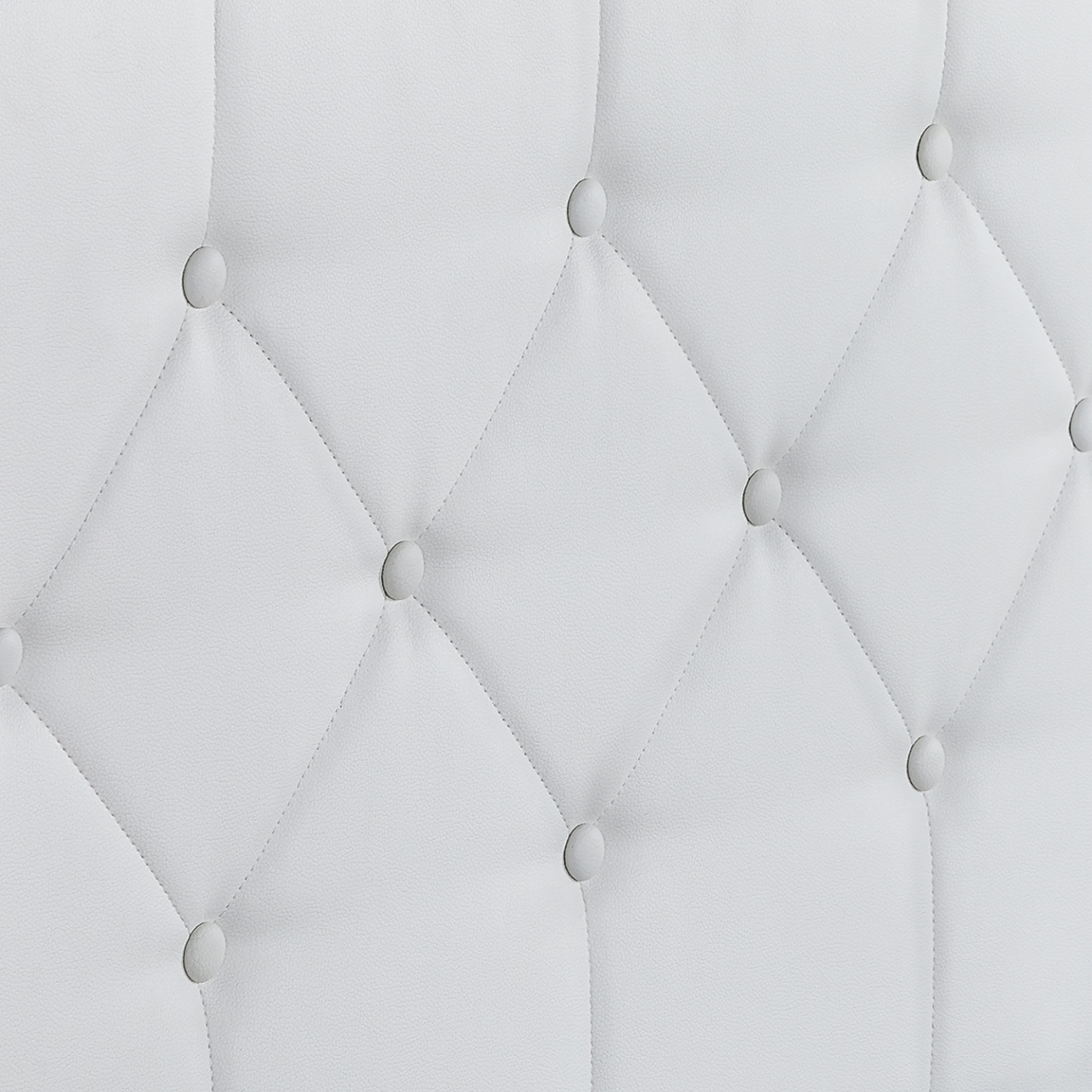 Voir la diapositive 5 : ID MARKET Lit coffre double austin avec tête de lit et sommier 140 x 190 cm pvc blanc