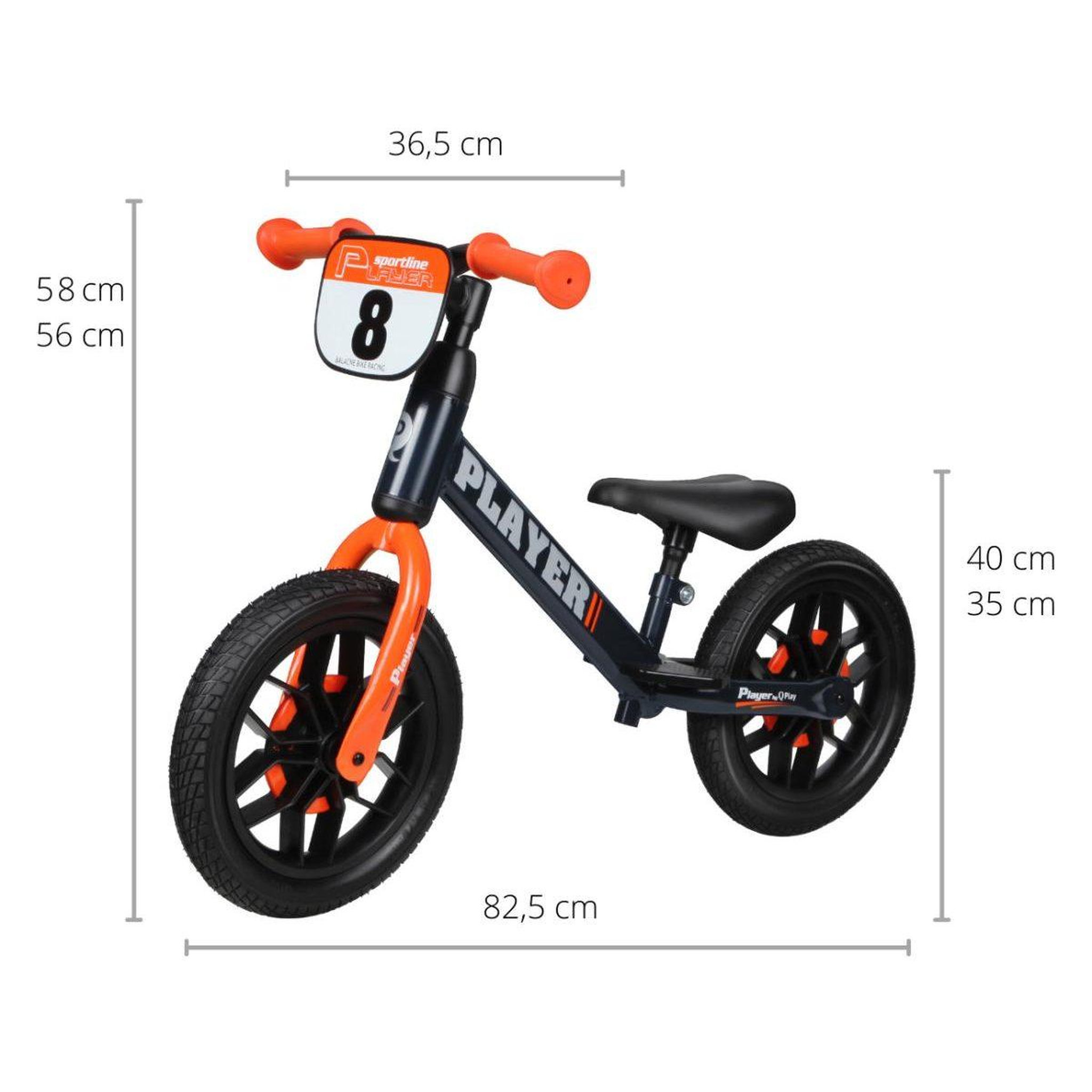 Voir la diapositive 3 : QPLAY Draisienne  player orange