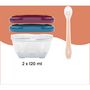 Voir la diapositive 2 : BABYMOOV Mixeur Cuiseur Bébé Nutribaby one /2 babybols/1 cuillère