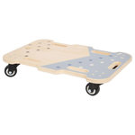 SMALL FOOT Small Foot - Wooden Roller Board Blue 12244
