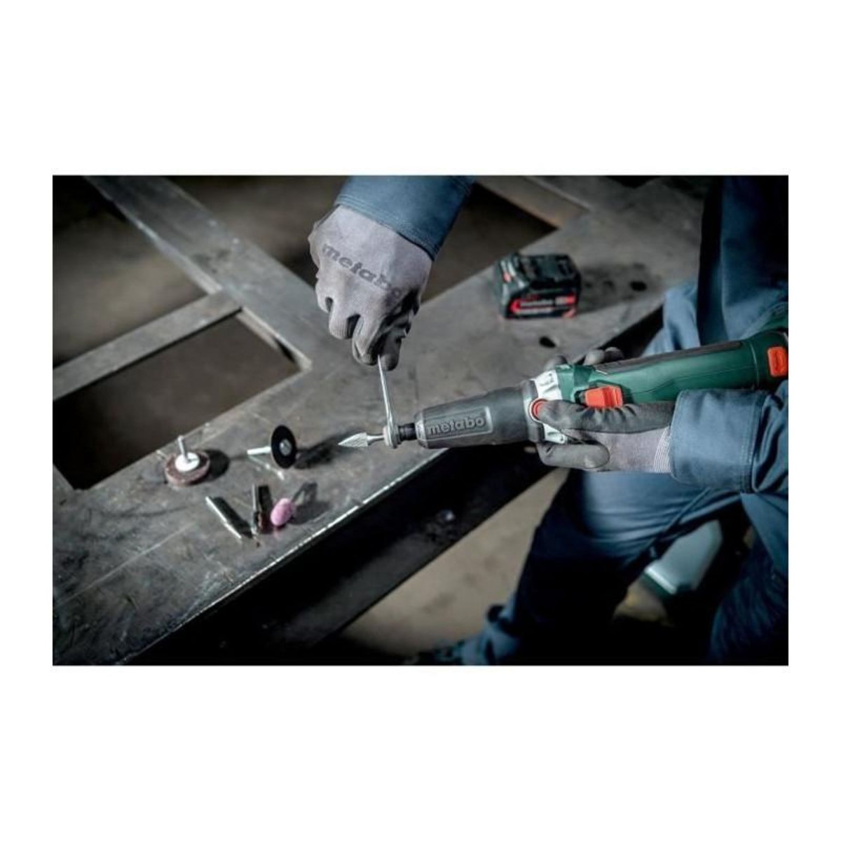 METABO Meuleuse sans fil - METABO - GVB 18 LTX BL 11-28 - 18V - Béton - Professionnelle