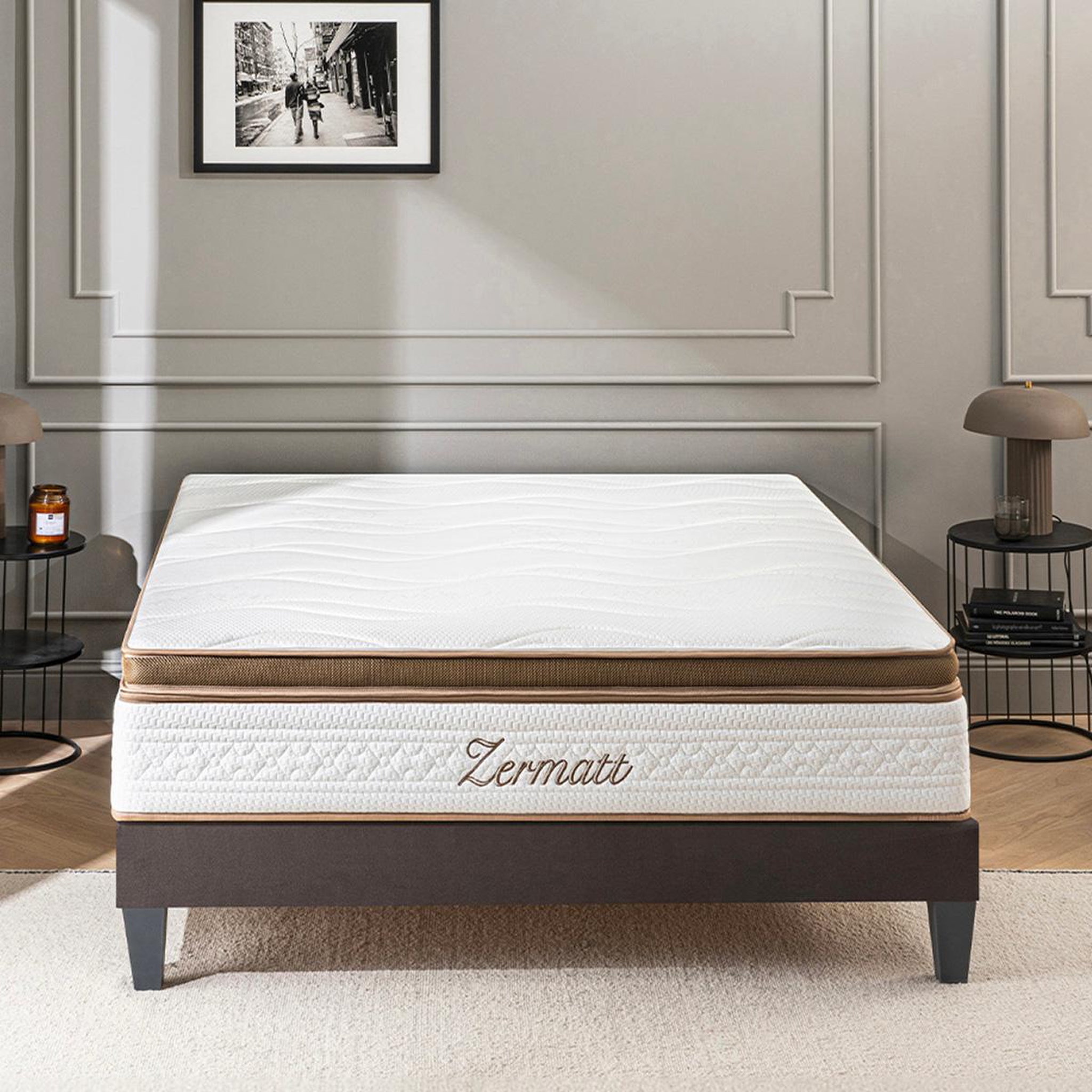 Voir la diapositive 2 : BELLECOUR Bellecour literie | matelas zermatt jumelle | mousse avec mémoire de forme