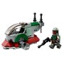 Voir la diapositive 3 : LEGO Star Wars 75344 Le micro vaisseau de Boba Fett,  Jouet Véhicule avec Lanceurs et Ailes Ajustables, Figurines, Le Mandalorien, Enfants 6 Ans