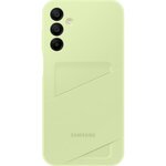 Samsung Coque de protection avec porte carte intégré pour Samsung Galaxy A15 4G et 5G Vert Clair