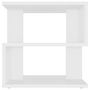 Voir la diapositive 4 : VIDAXL Table d appoint Blanc 40x40x40 cm Aggloméré