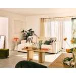 LISA DESIGN Livy - canapé d'angle réversible 4 places convertible avec coffre en velours texturé. Coloris disponibles : Bleu, Vert, Gris, Orange, Beige