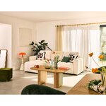 LISA DESIGN Livy - canapé d'angle réversible 4 places convertible avec coffre en velours texturé. Coloris disponibles : Bleu