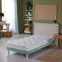 Voir la diapositive 2 : IDLITERIE Ensemble Matelas accueil Latex 3 zones INITIAL - Bi Confort Mousse & Latex + Sommier - Made in France
