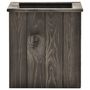 Voir la diapositive 3 : VIDAXL Lit sureleve Gris fonce 38x41x40 cm Bois de pin massif