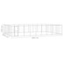 Voir la diapositive 6 : VIDAXL Chenil exterieur Acier galvanise 65,34 m²