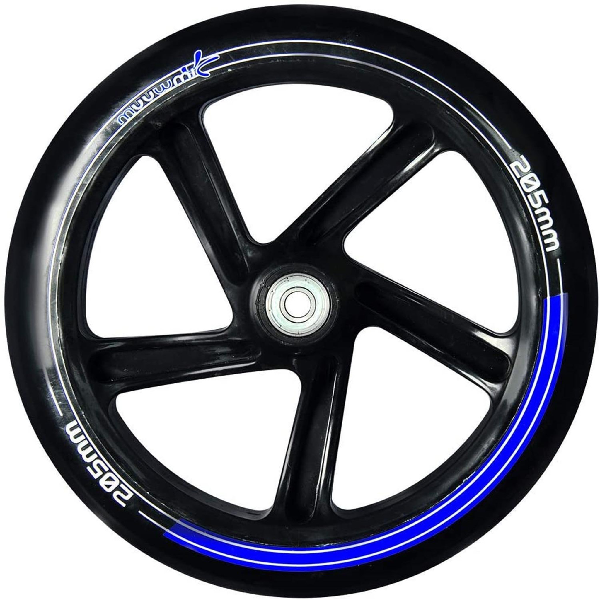 Voir la diapositive 5 : MUUWMI Aluminium Trottinette 205 mm bleue