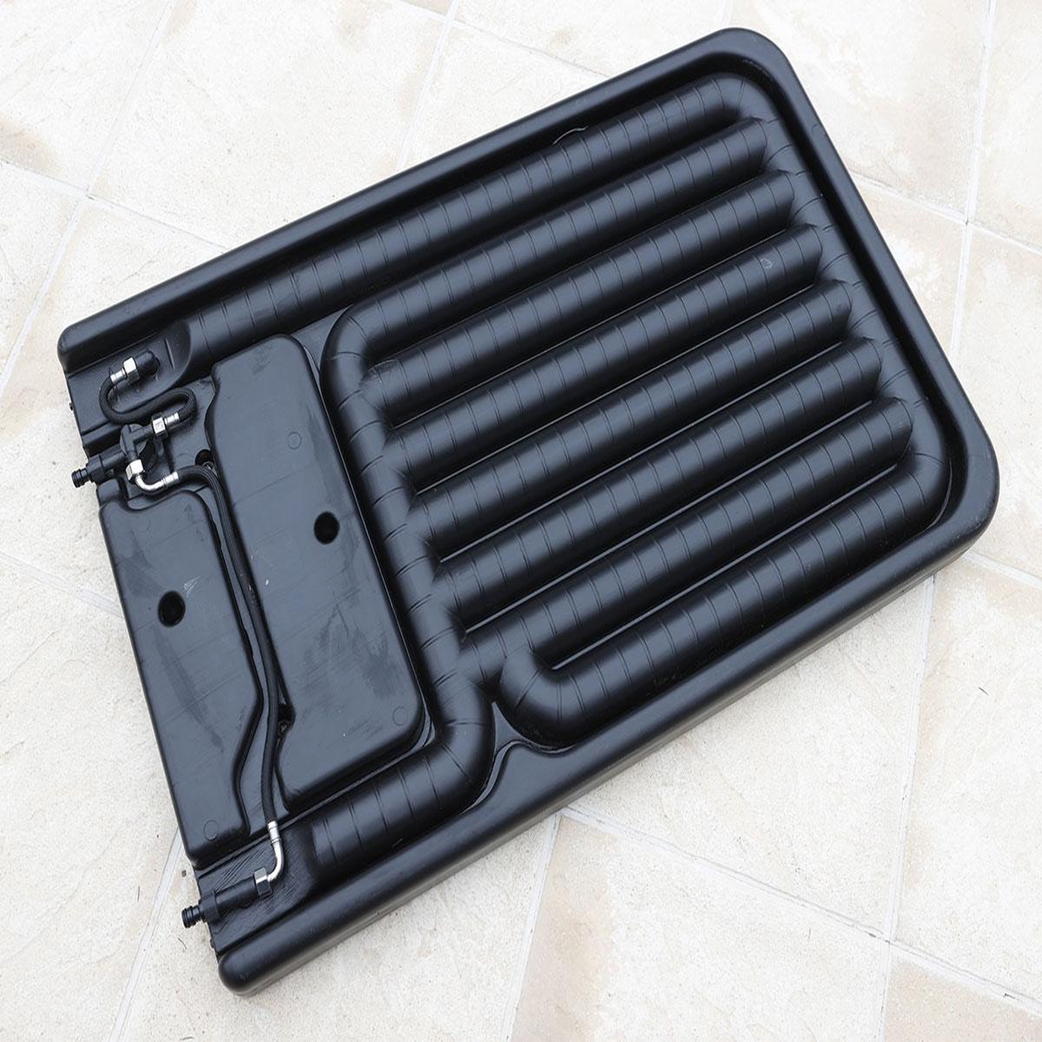 Voir la diapositive 2 : Ubbink Plancher Solairs pour douche de piscine solaire Bois en teck - Ubbink