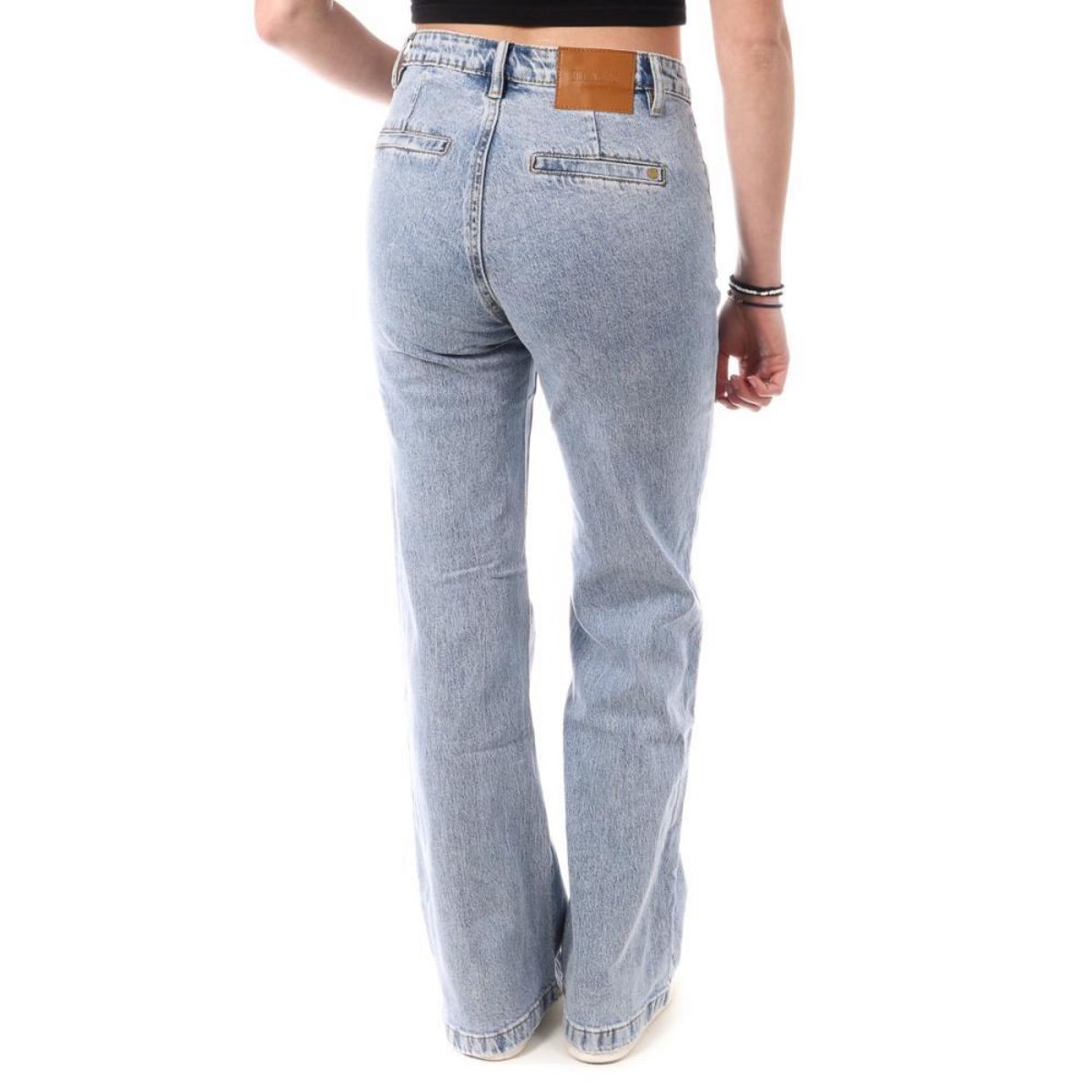 MONDAY PREMIUM Jean Large /Blanc Femme Monday Premium BEH