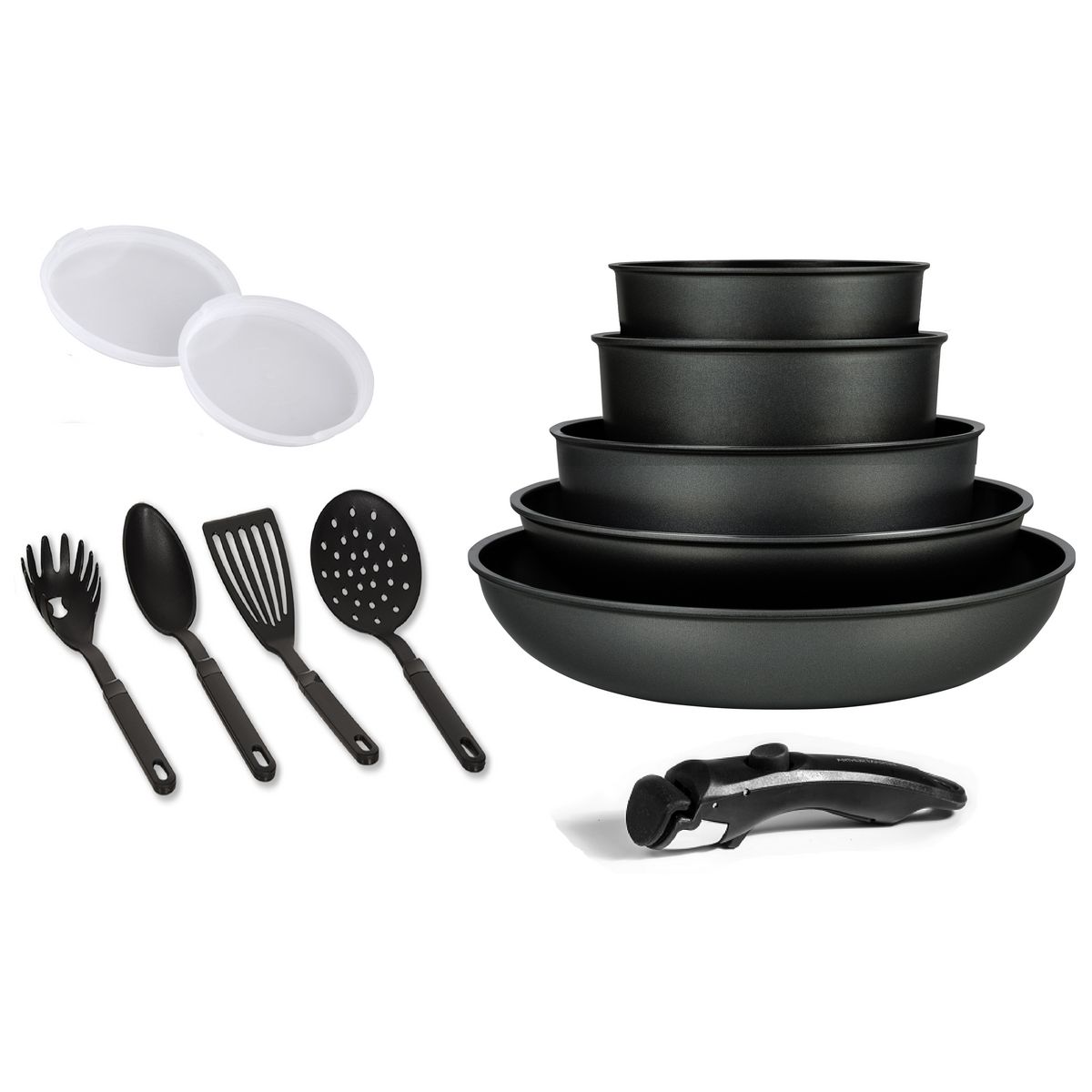 Arthur Martin Batterie de cuisine induction 12 pièces aluminium 