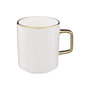 Voir la diapositive 2 : SECRET DE GOURMET Lot de 6 Mugs en Porcelaine  Arya  35cl Blanc