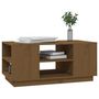 Voir la diapositive 4 : VIDAXL Table basse Marron miel 90x49x40,5 cm Bois massif de pin