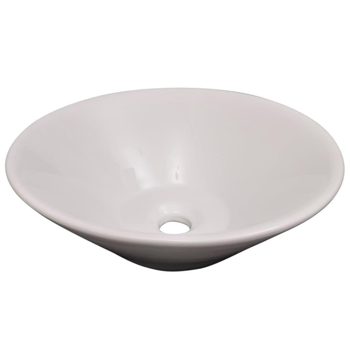 VIDAXL Dix pieces pour salle de bains avec lavabo et robinet noir