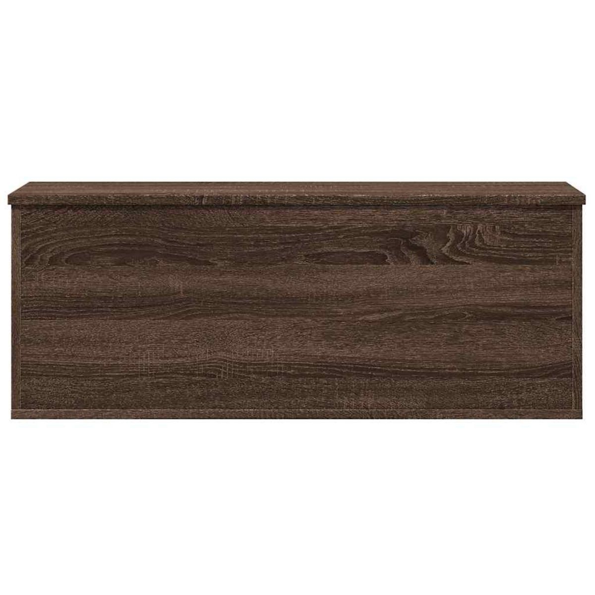 VIDAXL Boîte de rangement chene marron 90x35x35 cm bois d'ingenierie