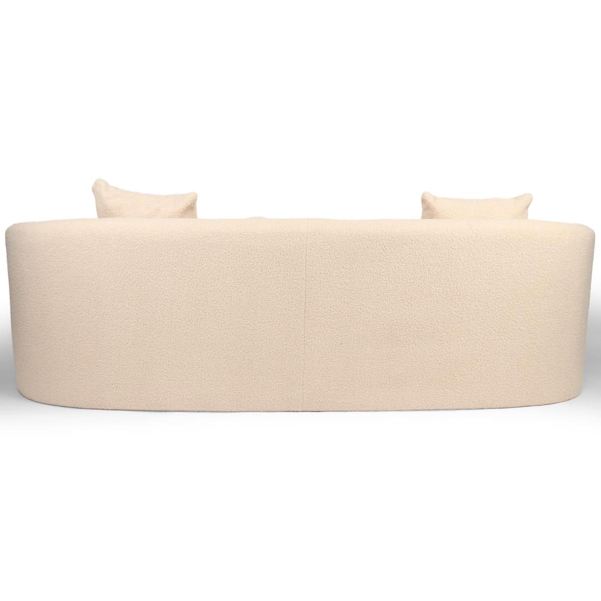 Voir la diapositive 3 : Paris Prix Canapé 4 places en tissu bouclette  brett  215cm beige