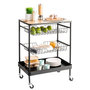 Voir la diapositive 6 : FIVE Desserte de Cuisine Design  Amo  79cm Naturel