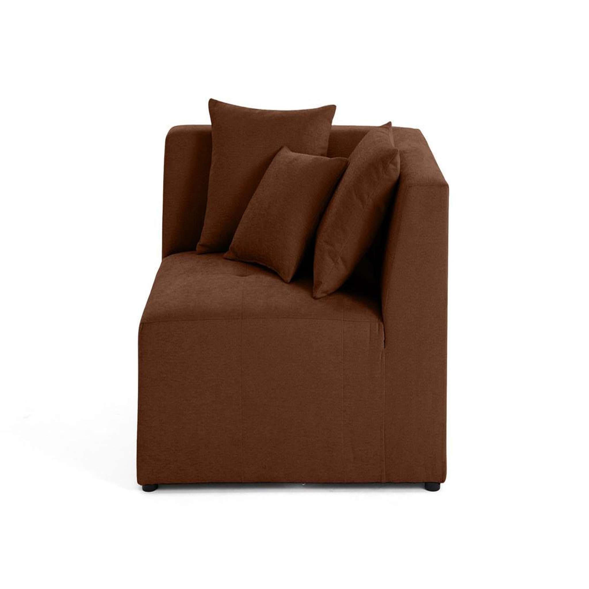 Voir la diapositive 3 : BEST MOBILIER Amalfi - module d'angle réversible - en tissu