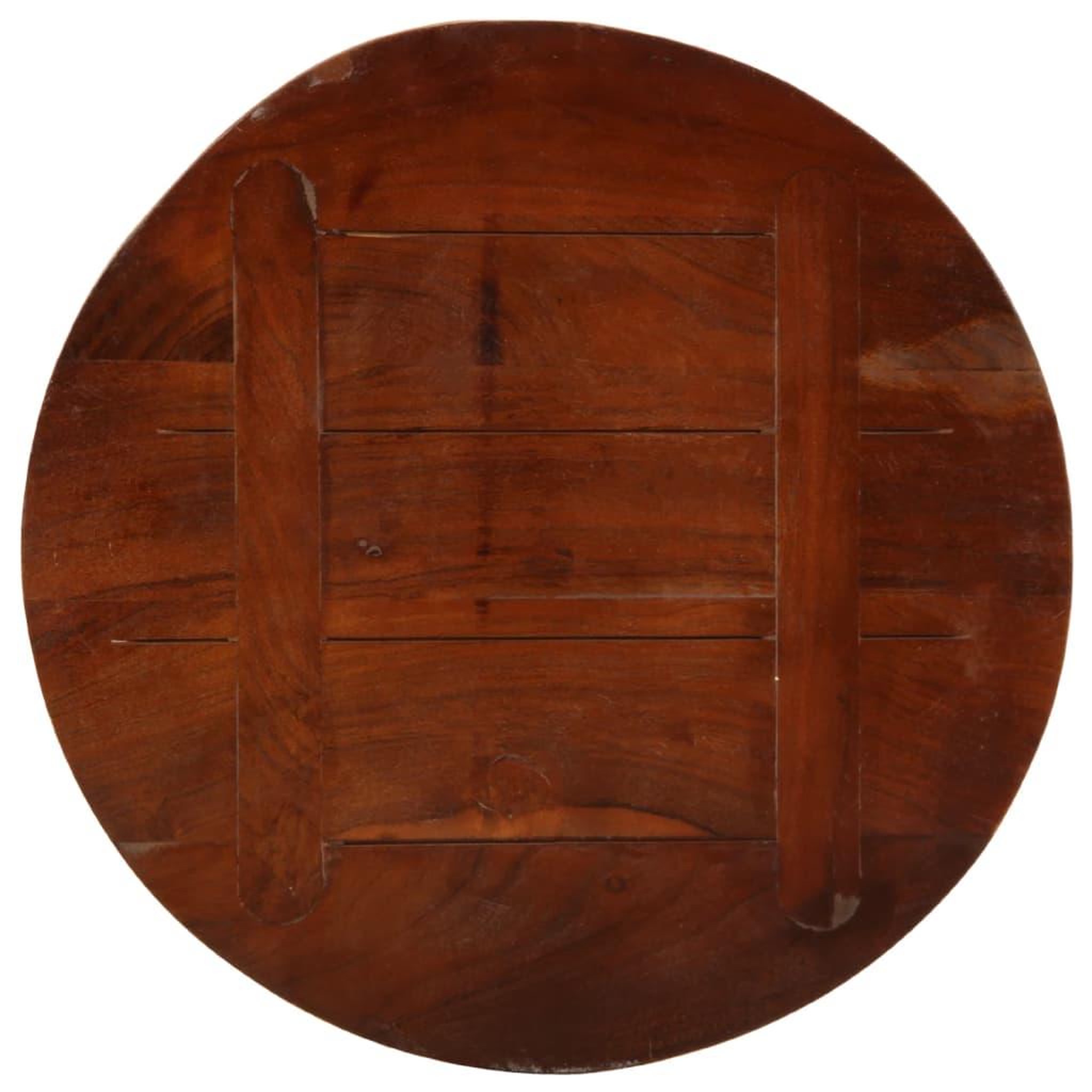Voir la diapositive 5 : VIDAXL Dessus de table Ø 50x2,5 cm rond bois massif de recuperation