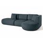 Voir la diapositive 4 : LISA DESIGN Santorini - canapé modulable d'angle droit - 5 places - en tissu texturé