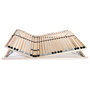 Voir la diapositive 4 : VIDAXL Sommier a lattes sans matelas avec 28 lattes 7 zones 140x200 cm