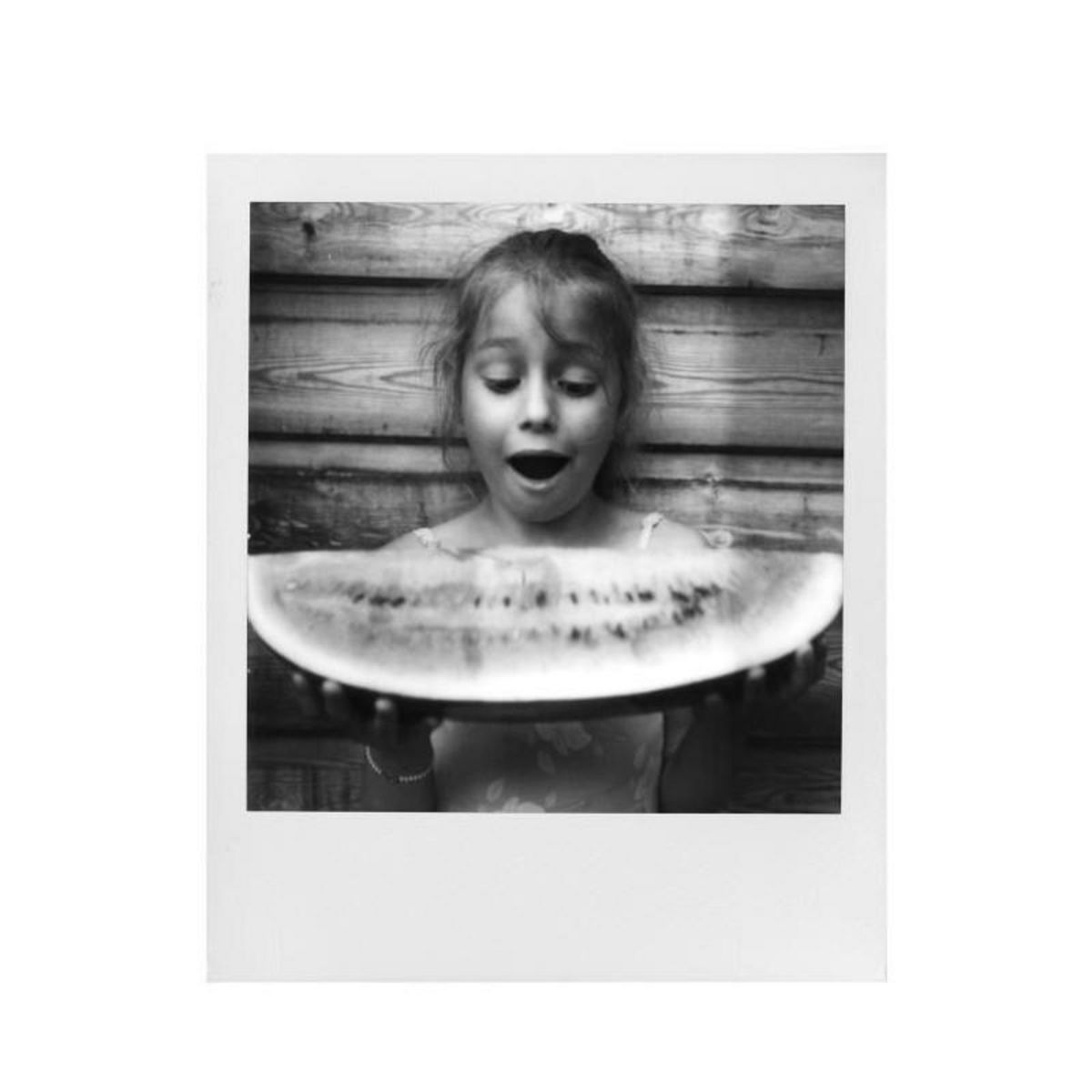 POLAROID Papier photo instantané Noir et Blanc Film iType (x8)