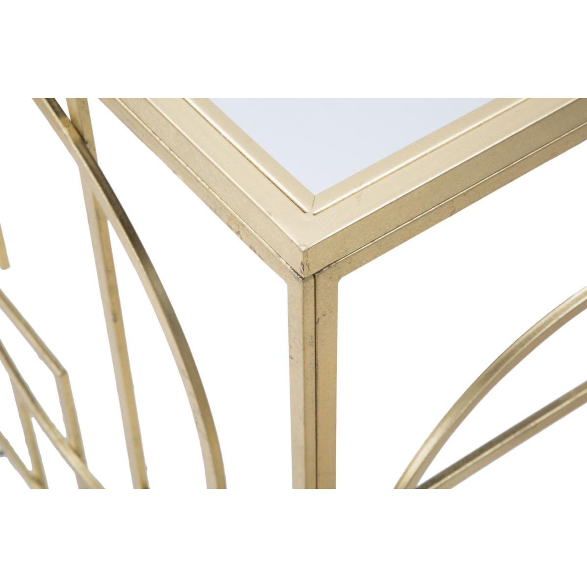 Voir la diapositive 6 : Paris Prix Console design en métal  marie  120cm or