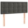 Voir la diapositive 4 : VIDAXL Tete de lit a LED Gris fonce 100x5x78/88 cm Velours