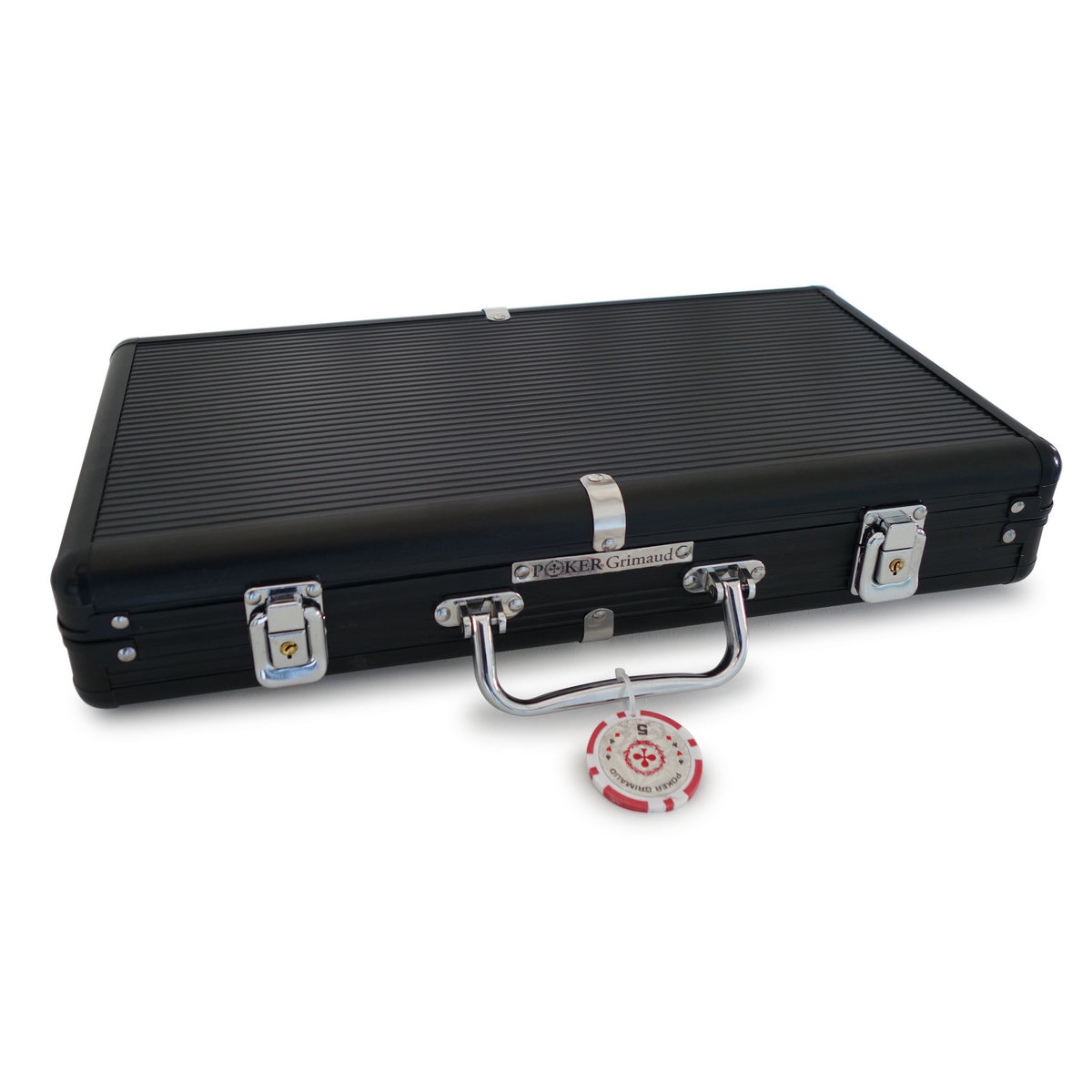 CARTAMUNDI Poker mallette premium Grimaud, 300 jetons marqués, 2 jeux grimaud