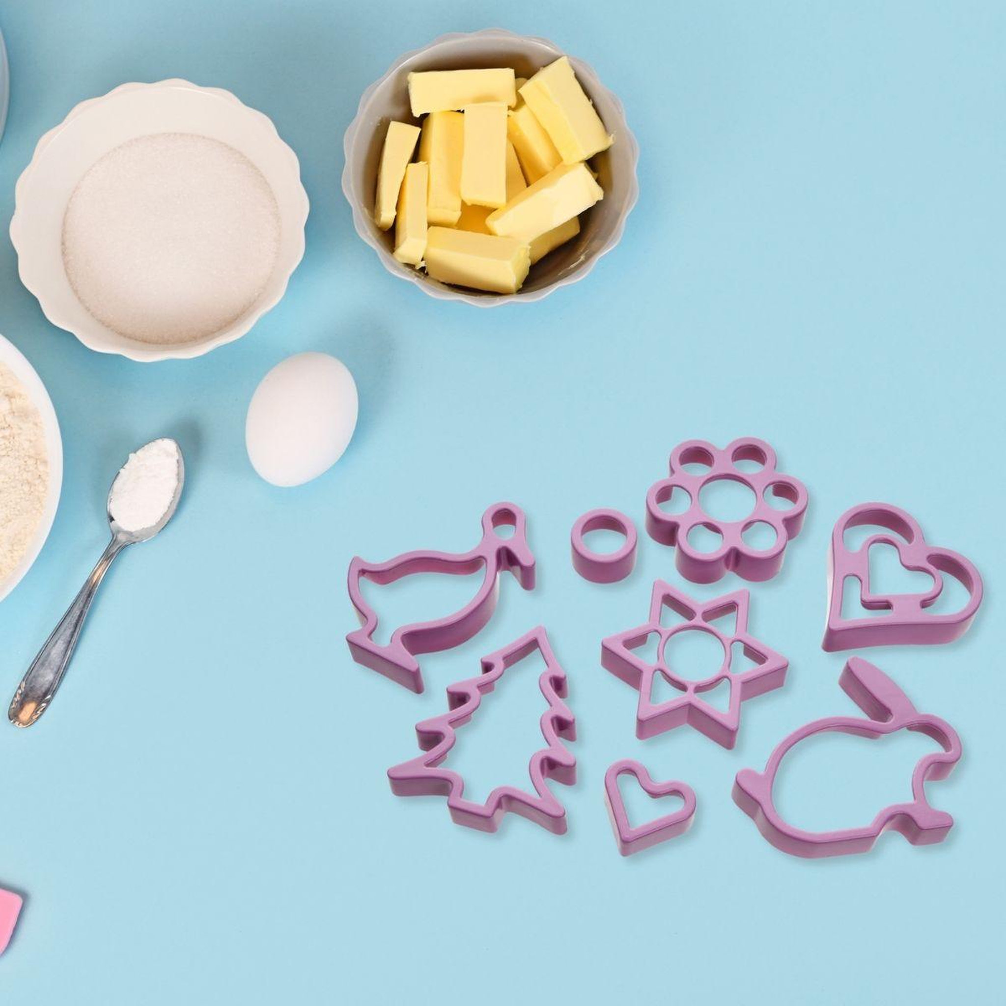Voir la diapositive 2 : ZENKER Lot de 8 emporte-pièces pour biscuits linzer zenker sweet sensation
