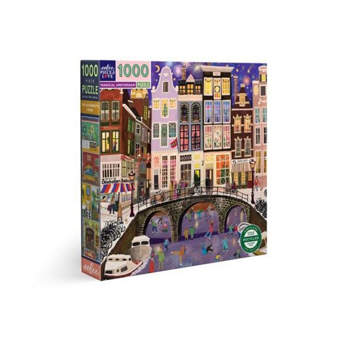 Eeboo Puzzle 1000 pièces Eeboo Magical Amsterdam
