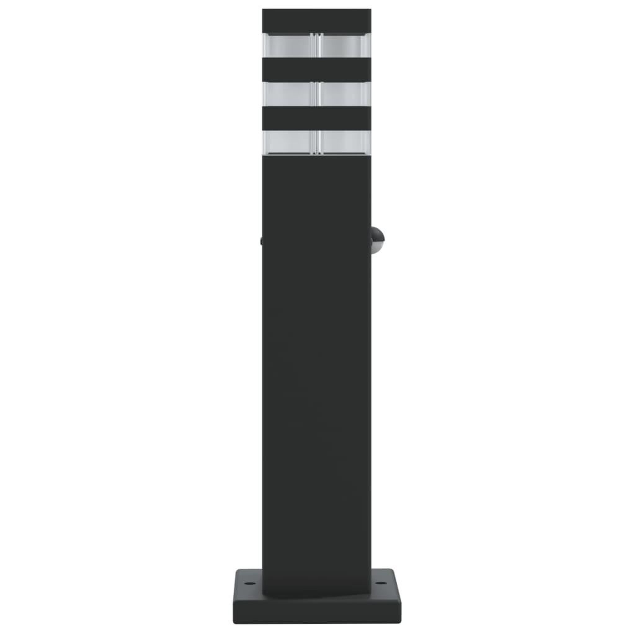 Voir la diapositive 5 : VIDAXL Lampadaire d'exterieur avec capteur noir 50 cm aluminium