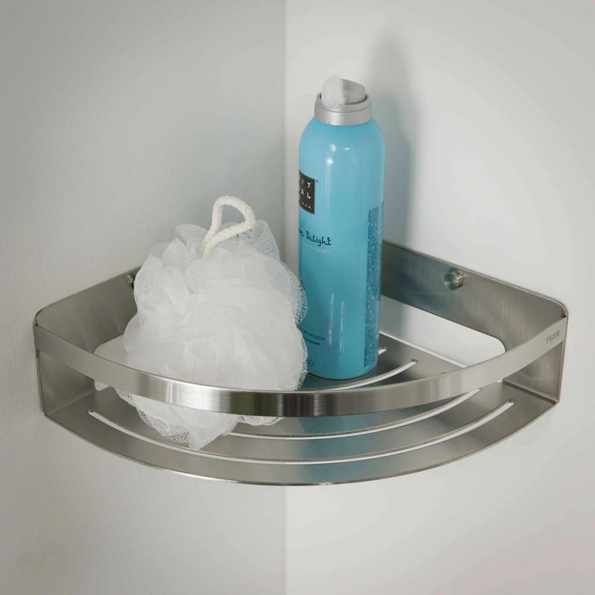 TIGER Tiger Panier d'angle de salle de bain Caddy Argente L 1400630946