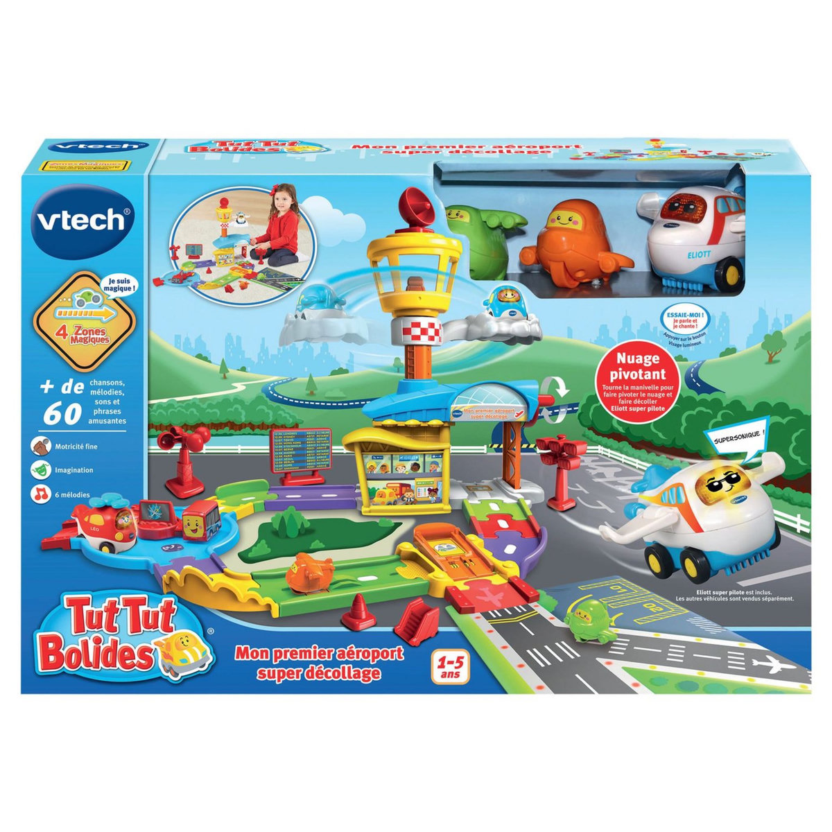 VTECH Tut tut Bolides - Mon premier aéroport super décollage
