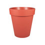 Voir la diapositive 1 : Eda Pot de fleur rond Toscane XXL Ø 100 x H.79,5 cm - Orange terre battue - Eda
